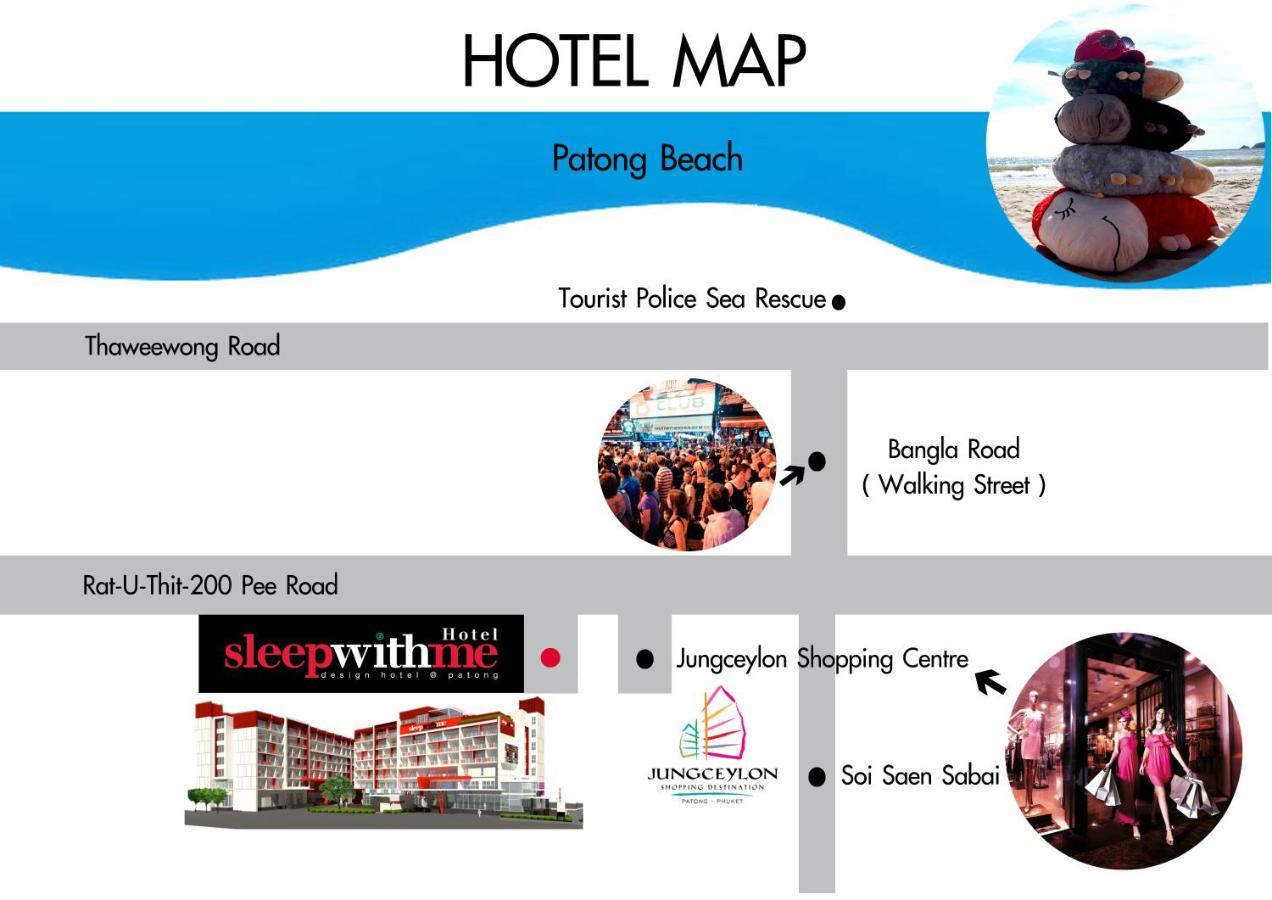 Sleep With Me Hotel Design Hotel @ Patong Exterior photo